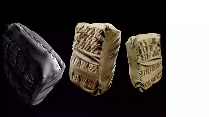 Militaly Bag Low-poly FREE Free low-poly 3D model