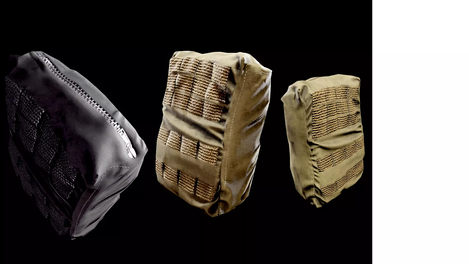 Militaly Bag Low-poly FREE Free low-poly 3D model_0