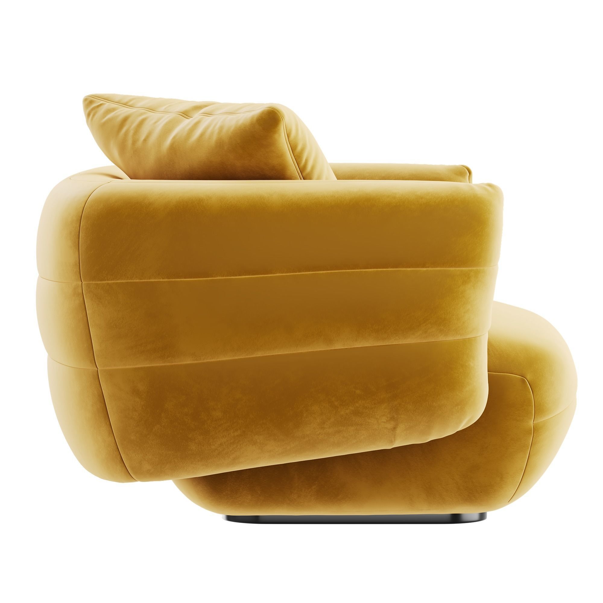 Tactile Baxter Sessel armchair Low-poly 3D model_4