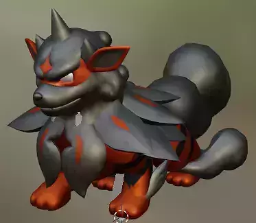 hisuan acranine pokemon 3d figure 3D print model