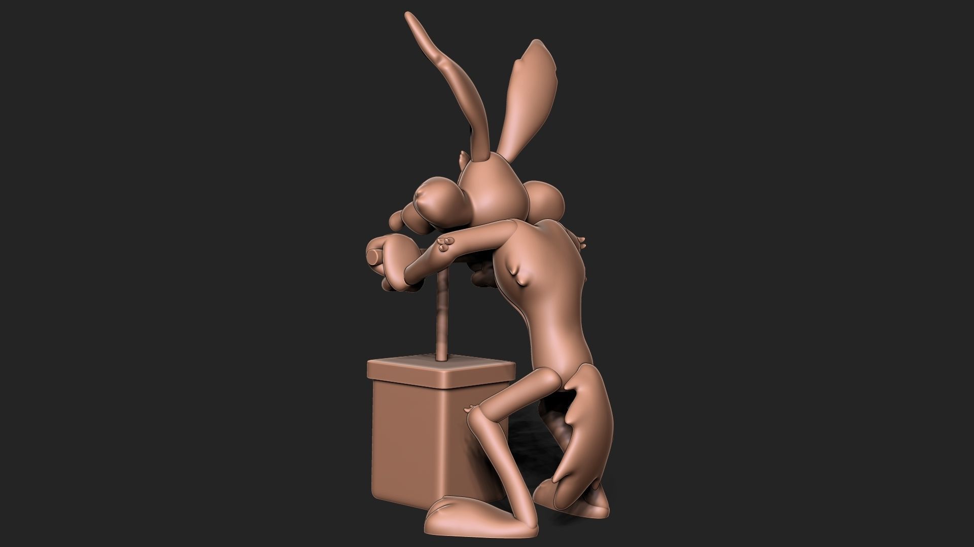 Wile E Coyote 3D print model_5