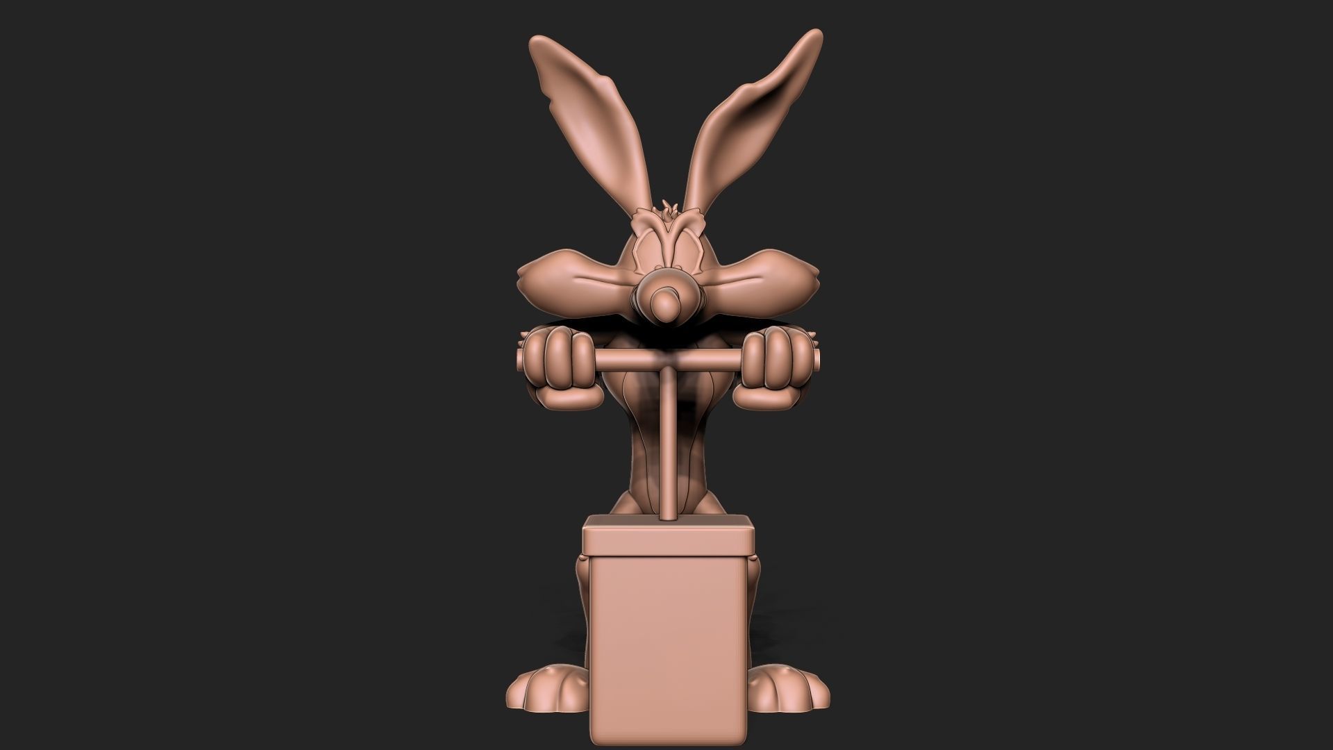 Wile E Coyote 3D print model_1