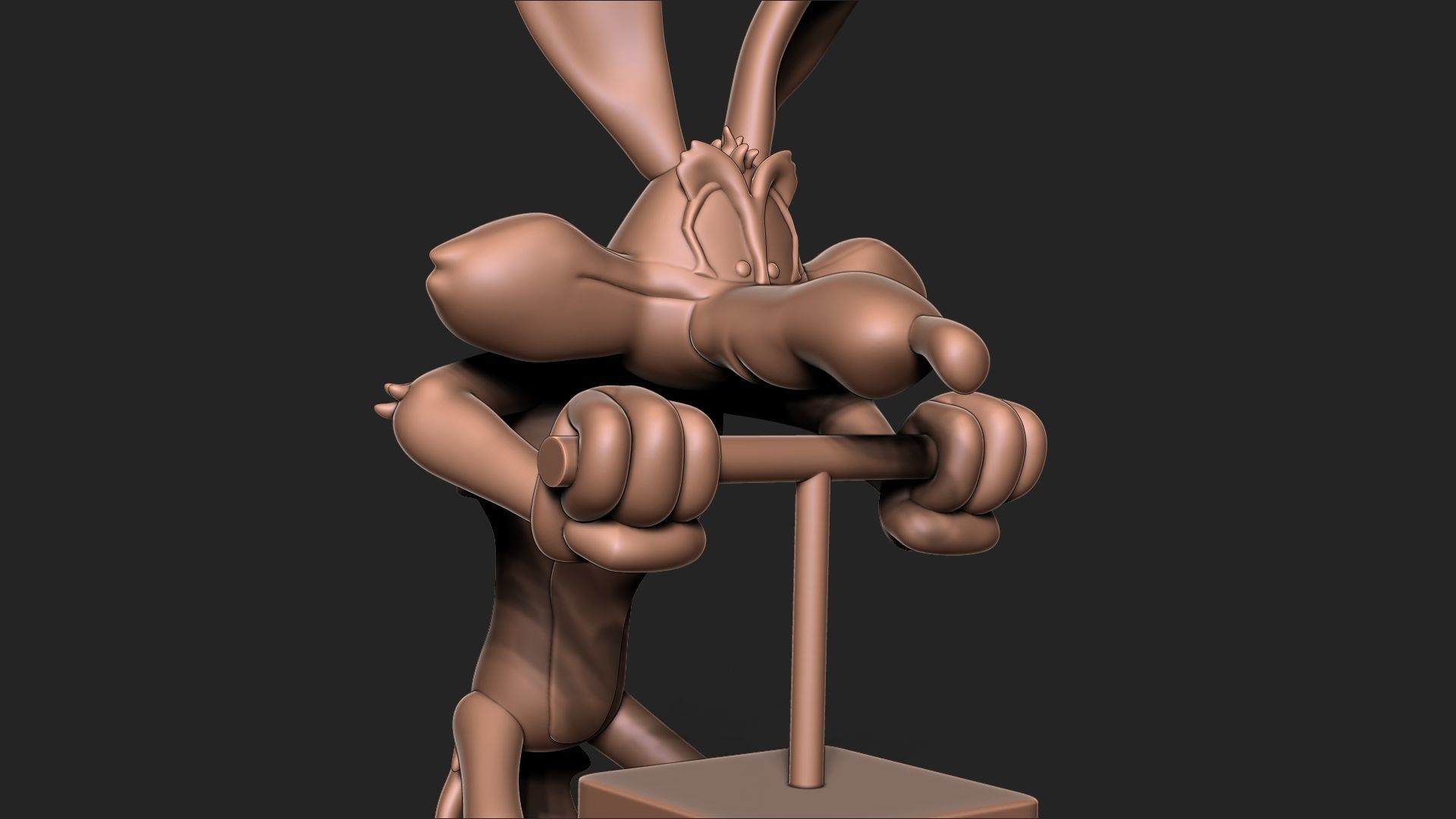 Wile E Coyote 3D print model_8