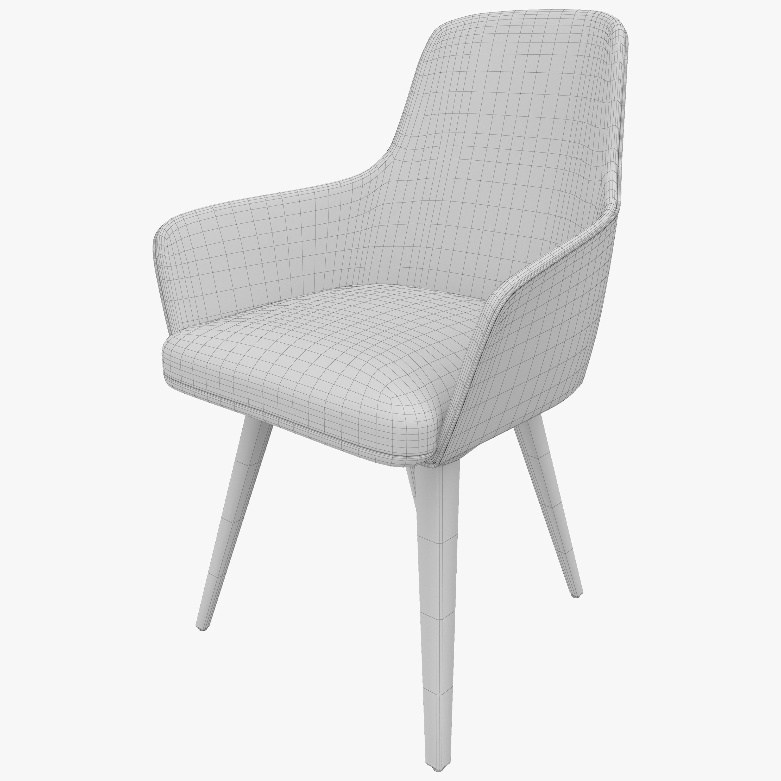 Eden-Rock Armchair by Sacha Lakic Roche Bobois 3D model_11