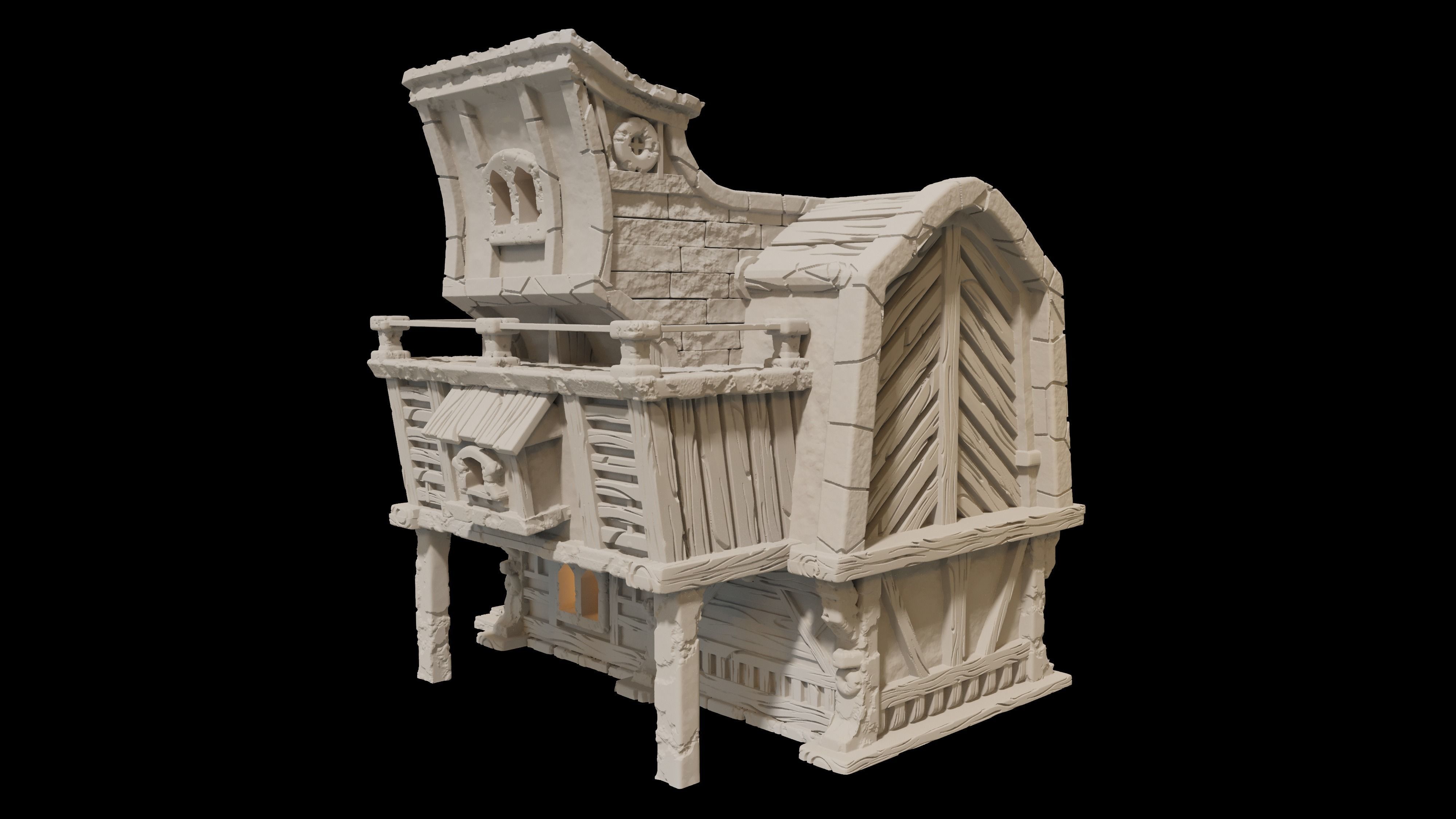 Unreal Magic World 3D print model_12