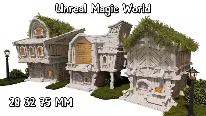 Unreal Magic World 3D print model