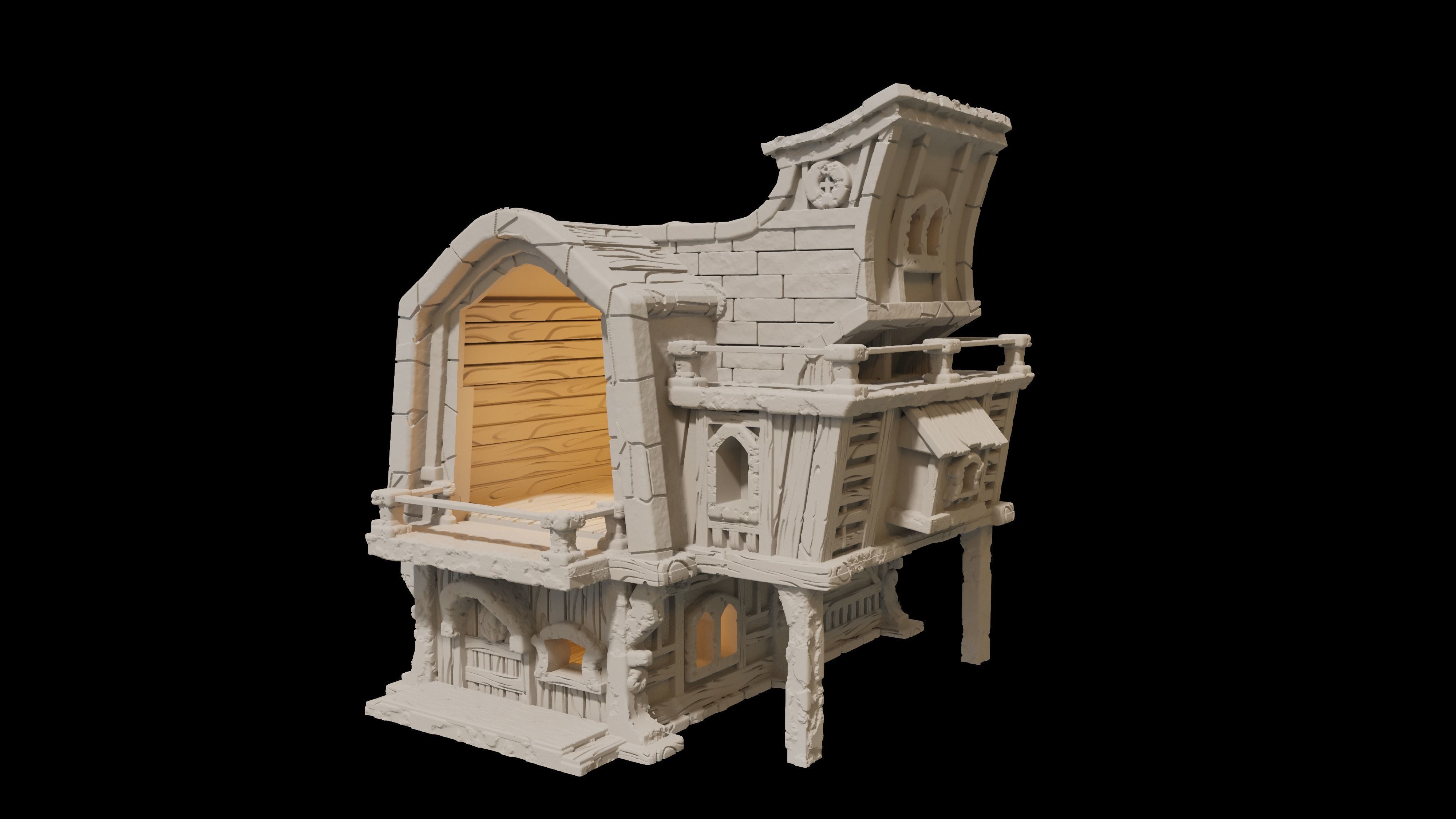 Unreal Magic World 3D print model_11