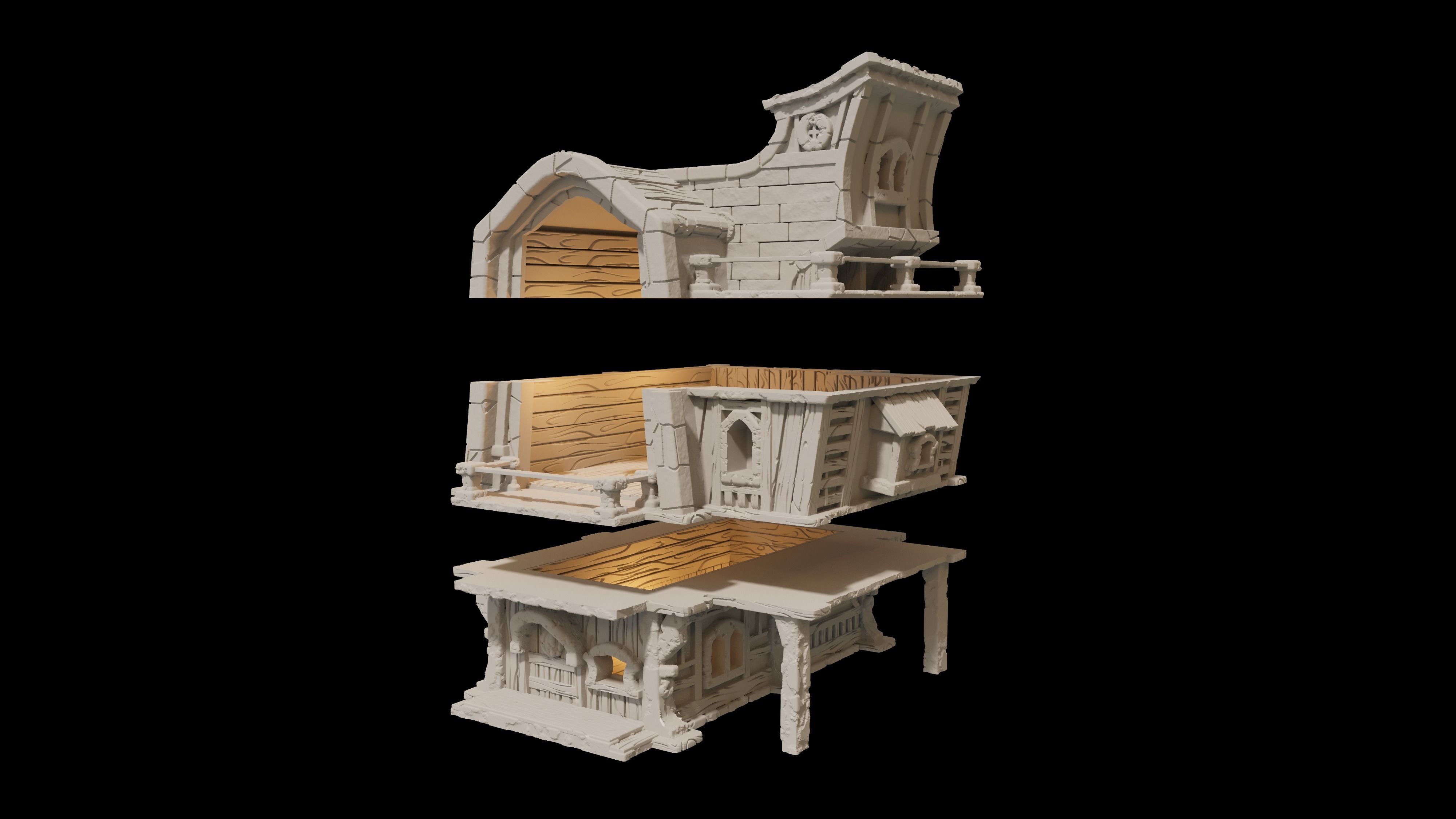 Unreal Magic World 3D print model_14