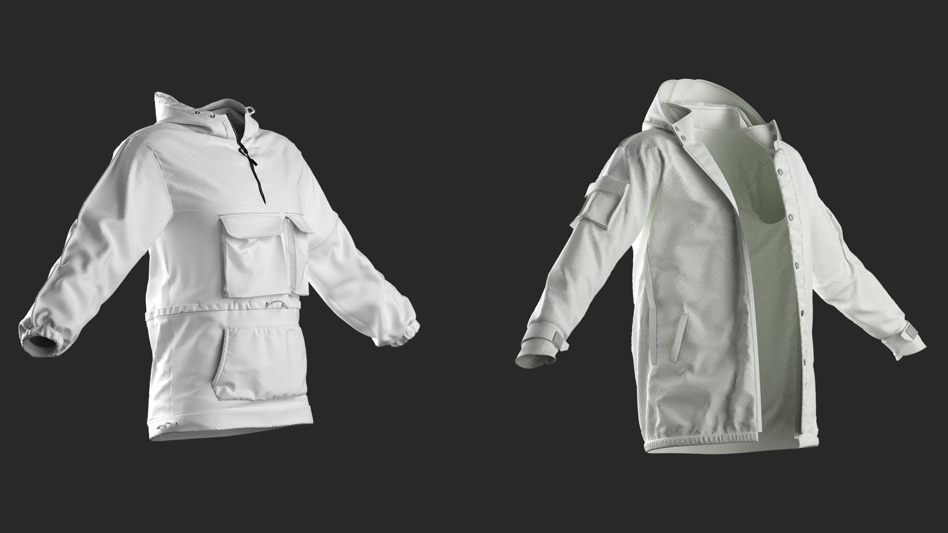 18 Mens Clothes - Vol 1 - Marvelous Designer 3D model_3