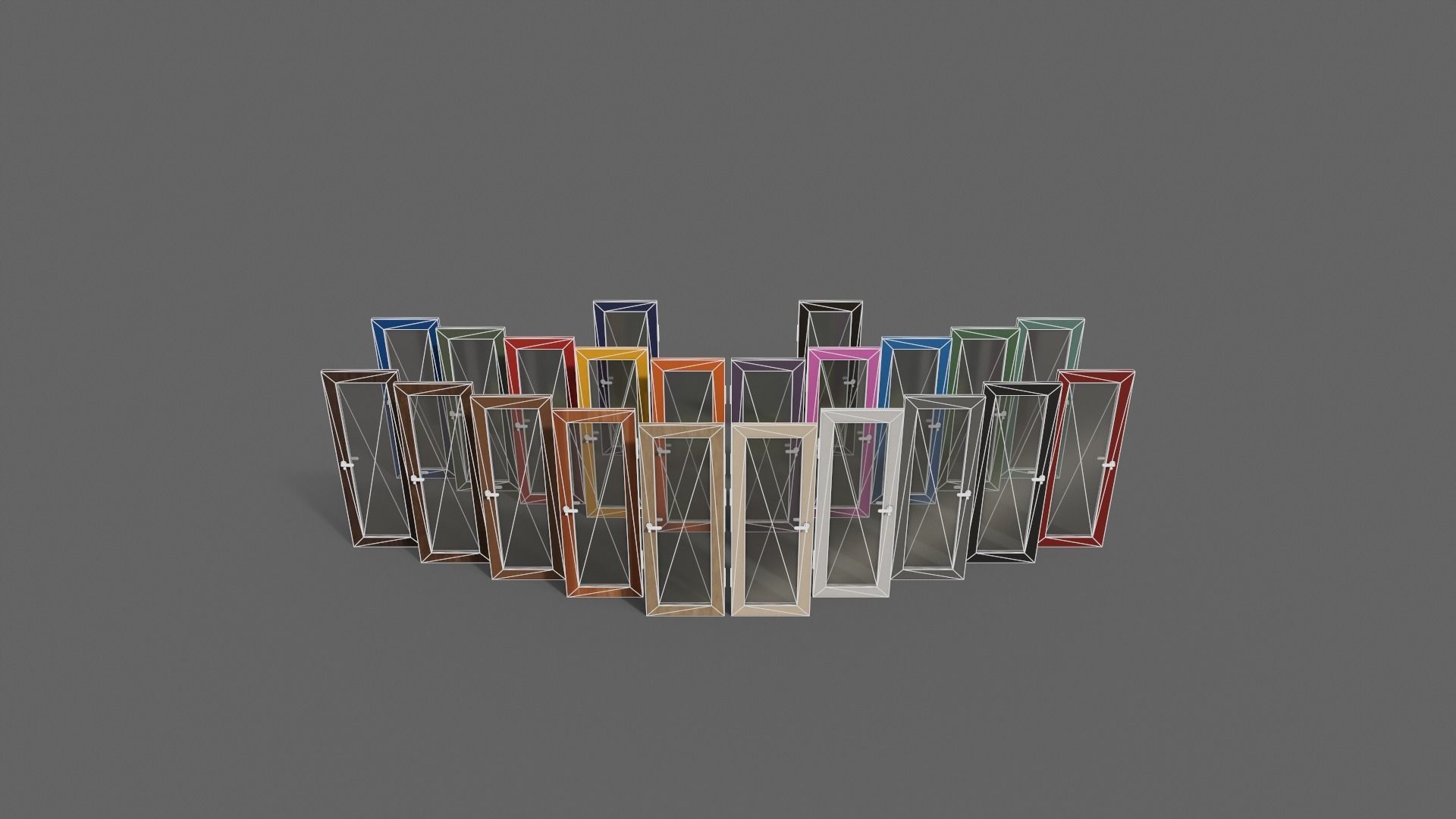 PBR Doors 3D Model Collection_24