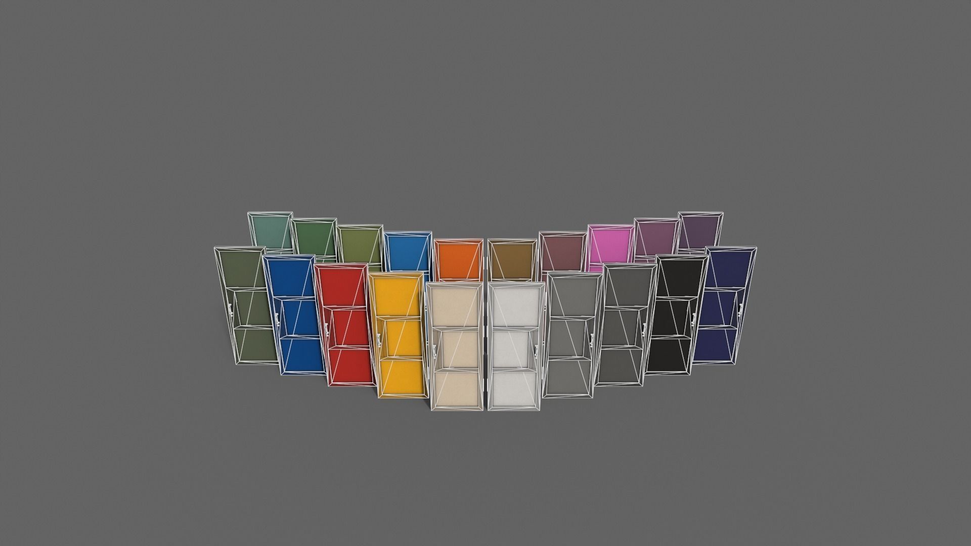 PBR Doors 3D Model Collection_25