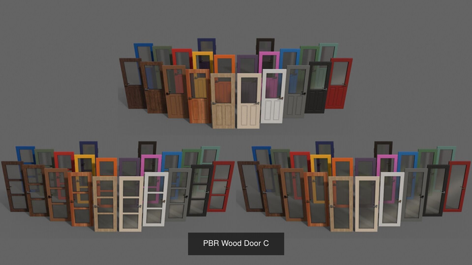 PBR Doors 3D Model Collection_17