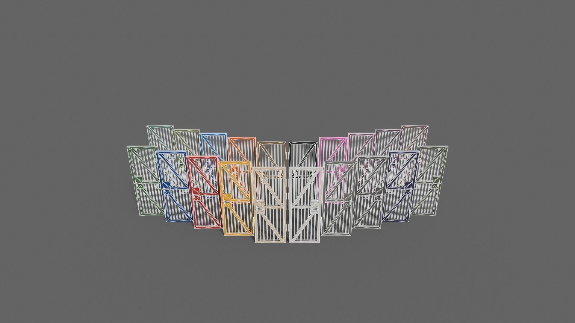 PBR Doors 3D Model Collection_28