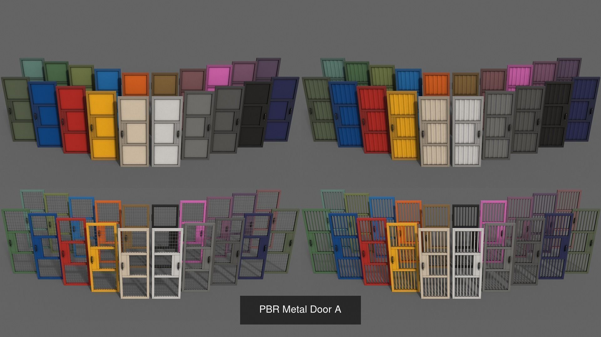 PBR Doors 3D Model Collection_18