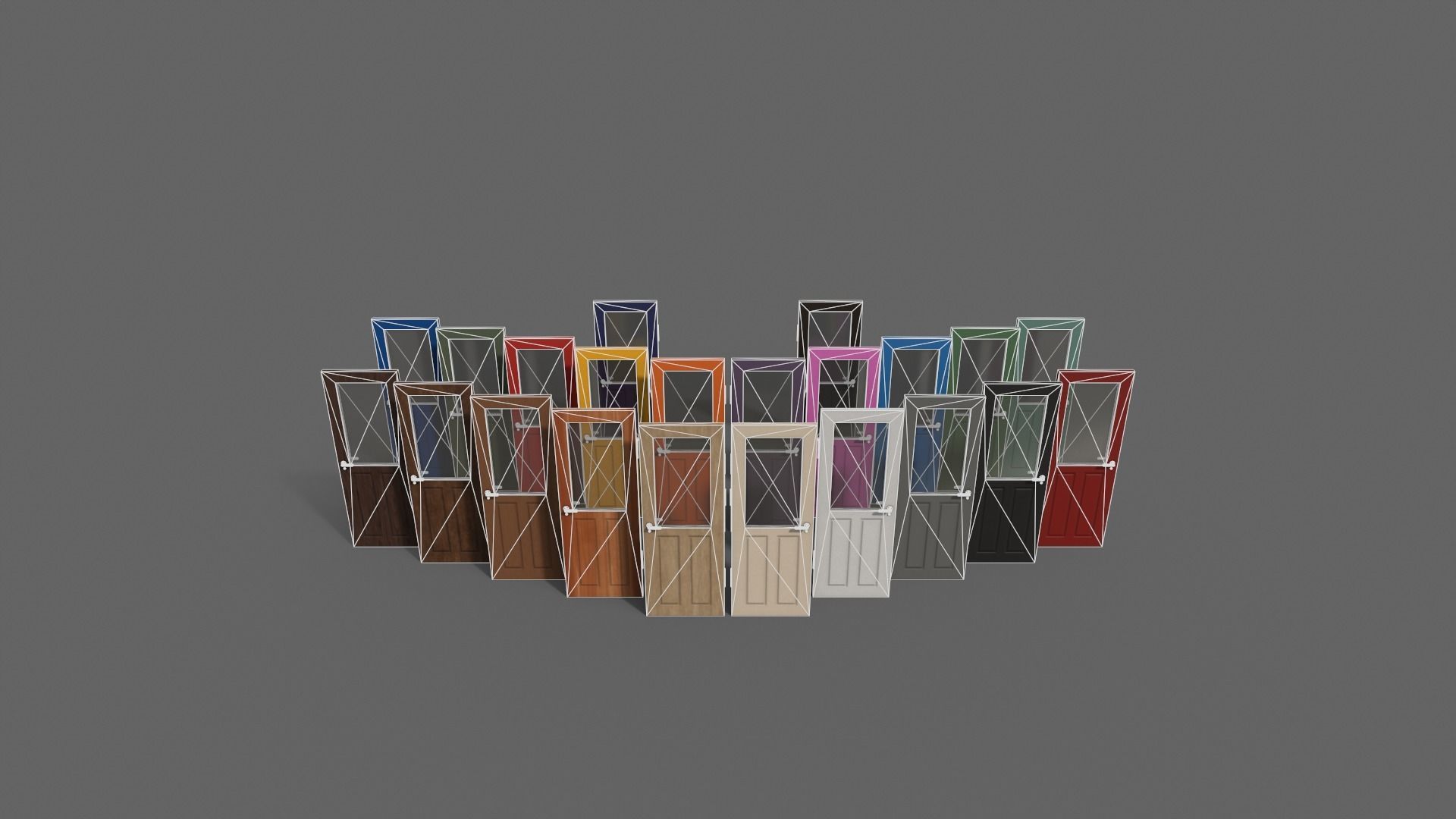 PBR Doors 3D Model Collection_22