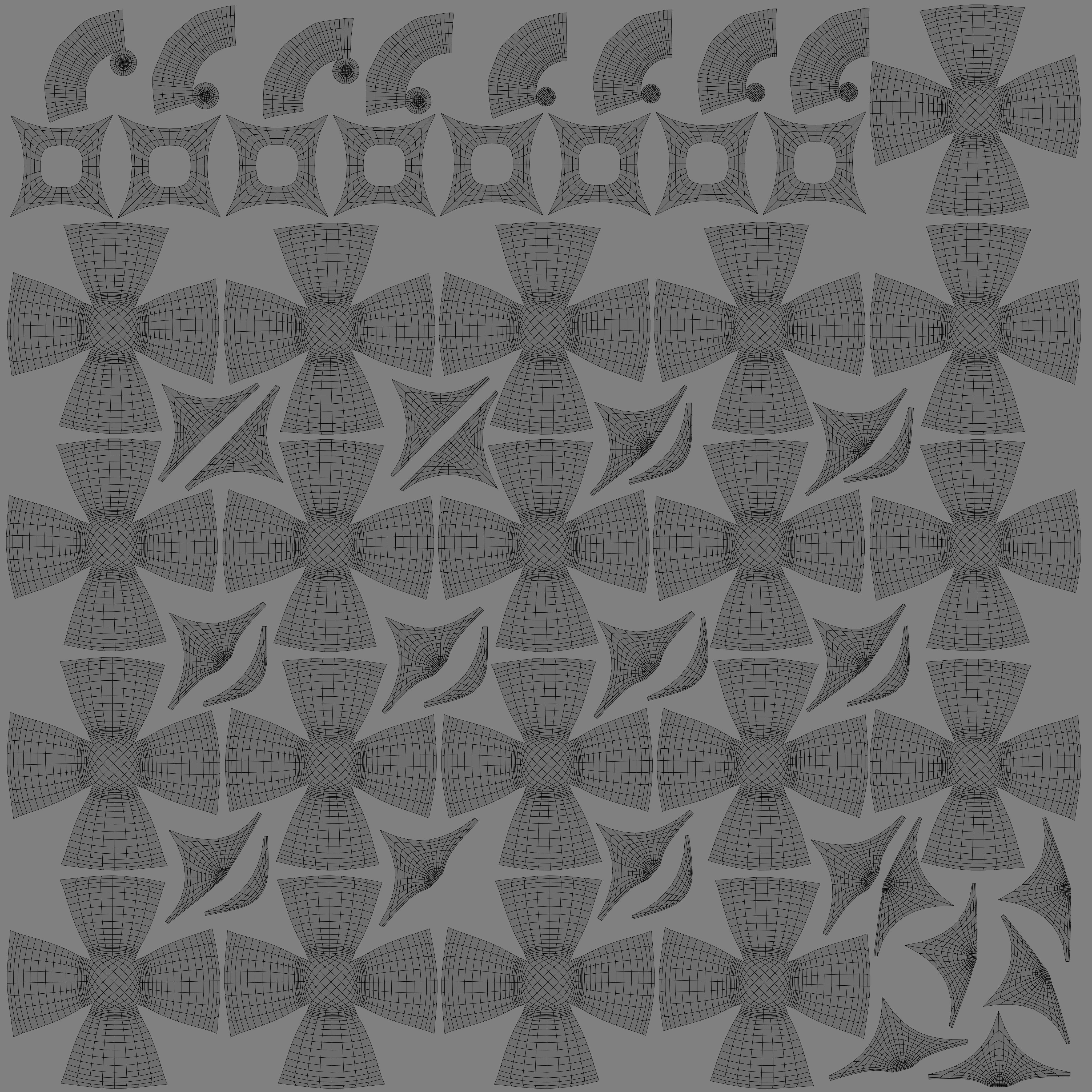 Smile Emoji Easter Eggs in Tray 3D model_10