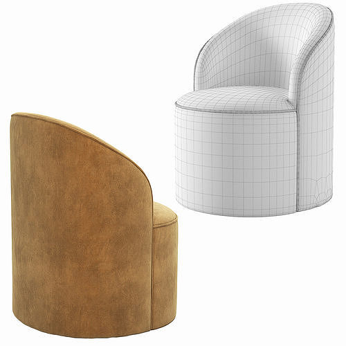 Effie Chair Cozy Living Copenhagen 3D model 6
