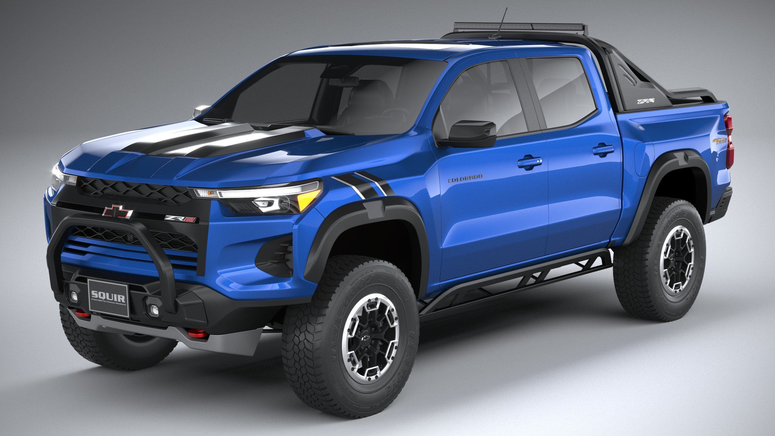 Chevrolet Colorado ZR2 CG 2023 3D model_1