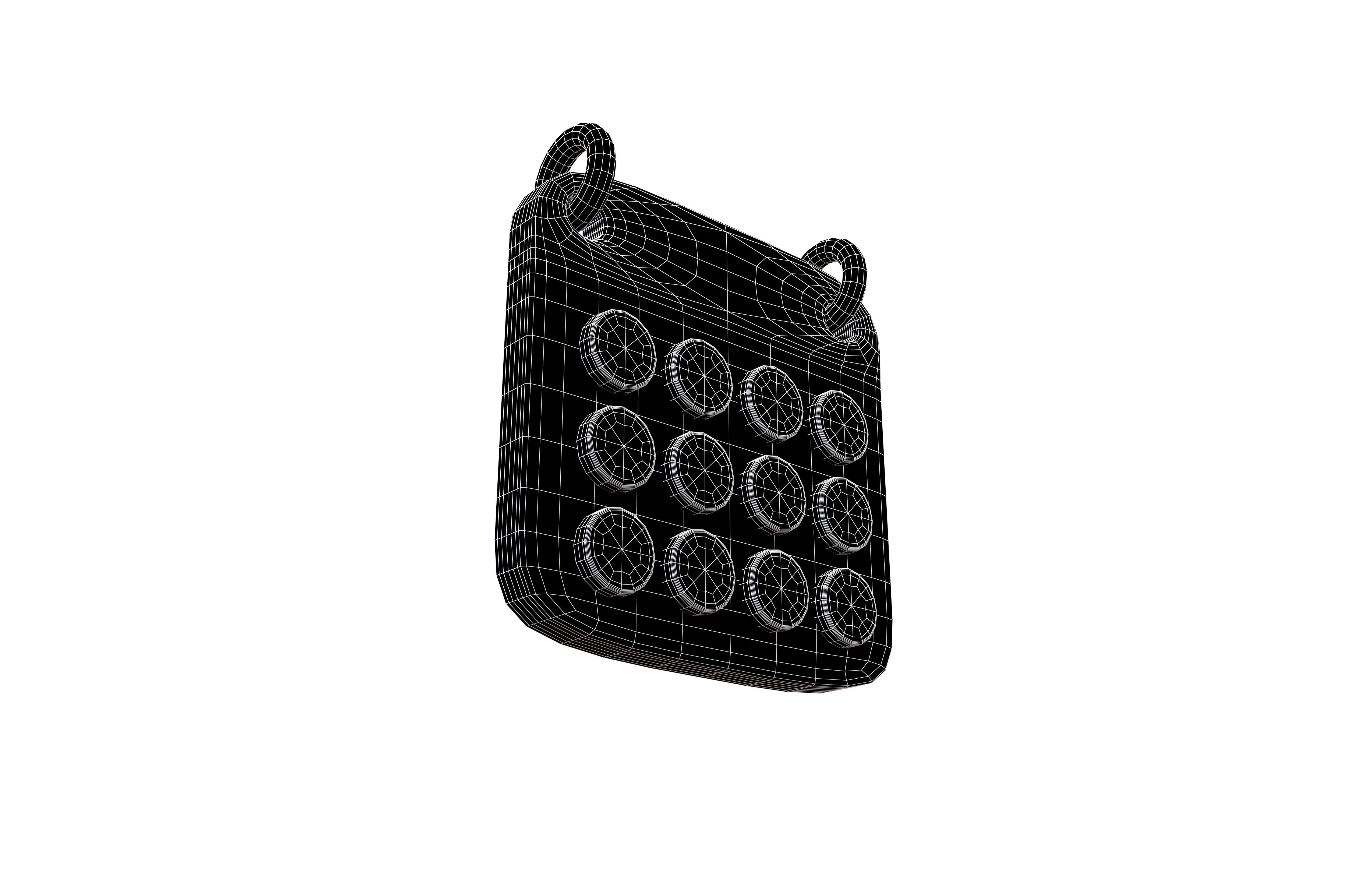 Calendar Icon v1 004 Low-poly 3D model_7