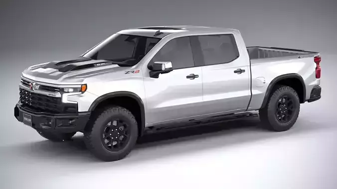 Chevrolet Silverado ZR2 Bison CG 2023 3D model