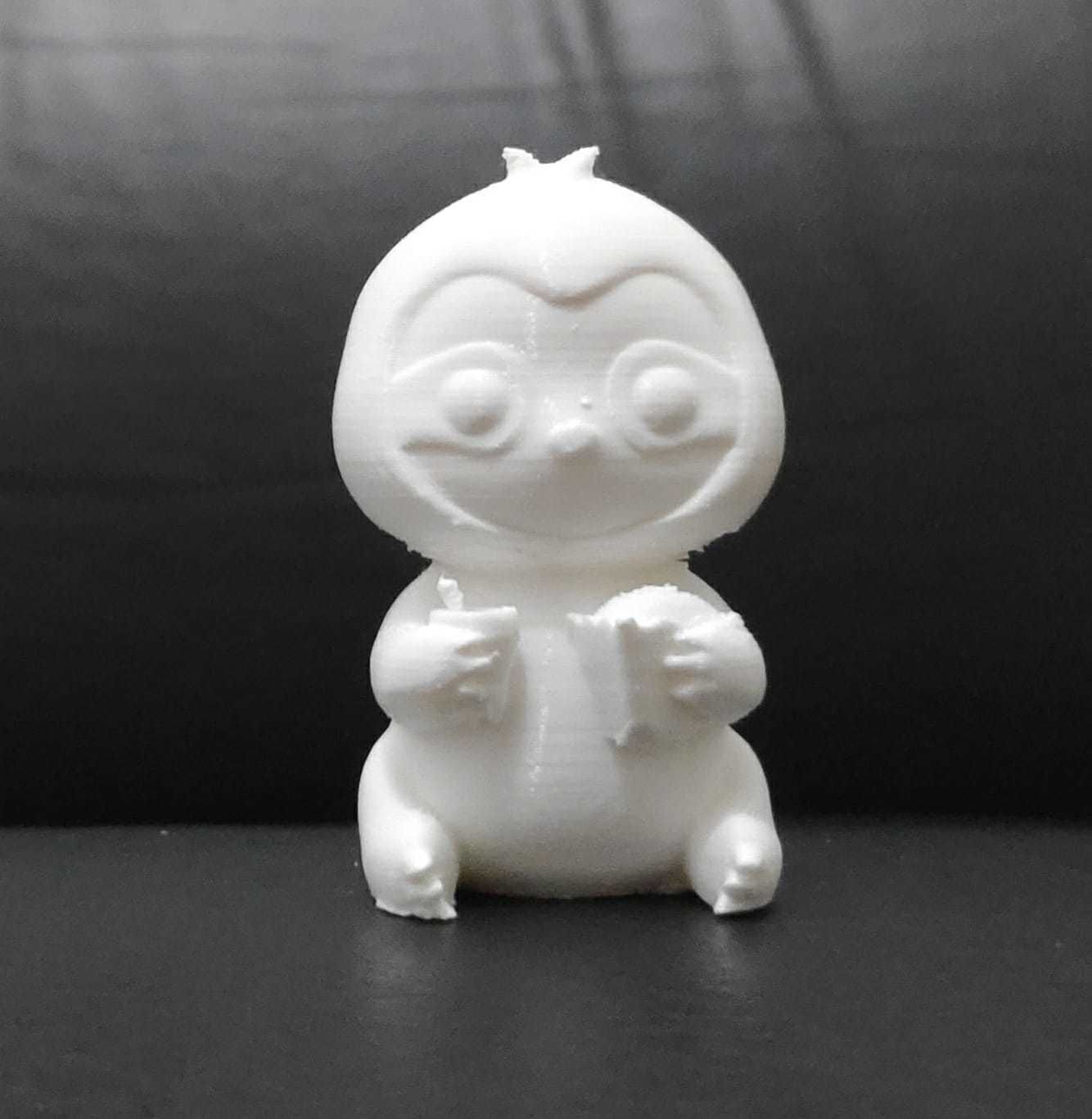 Sloth Eating 3D print model_4