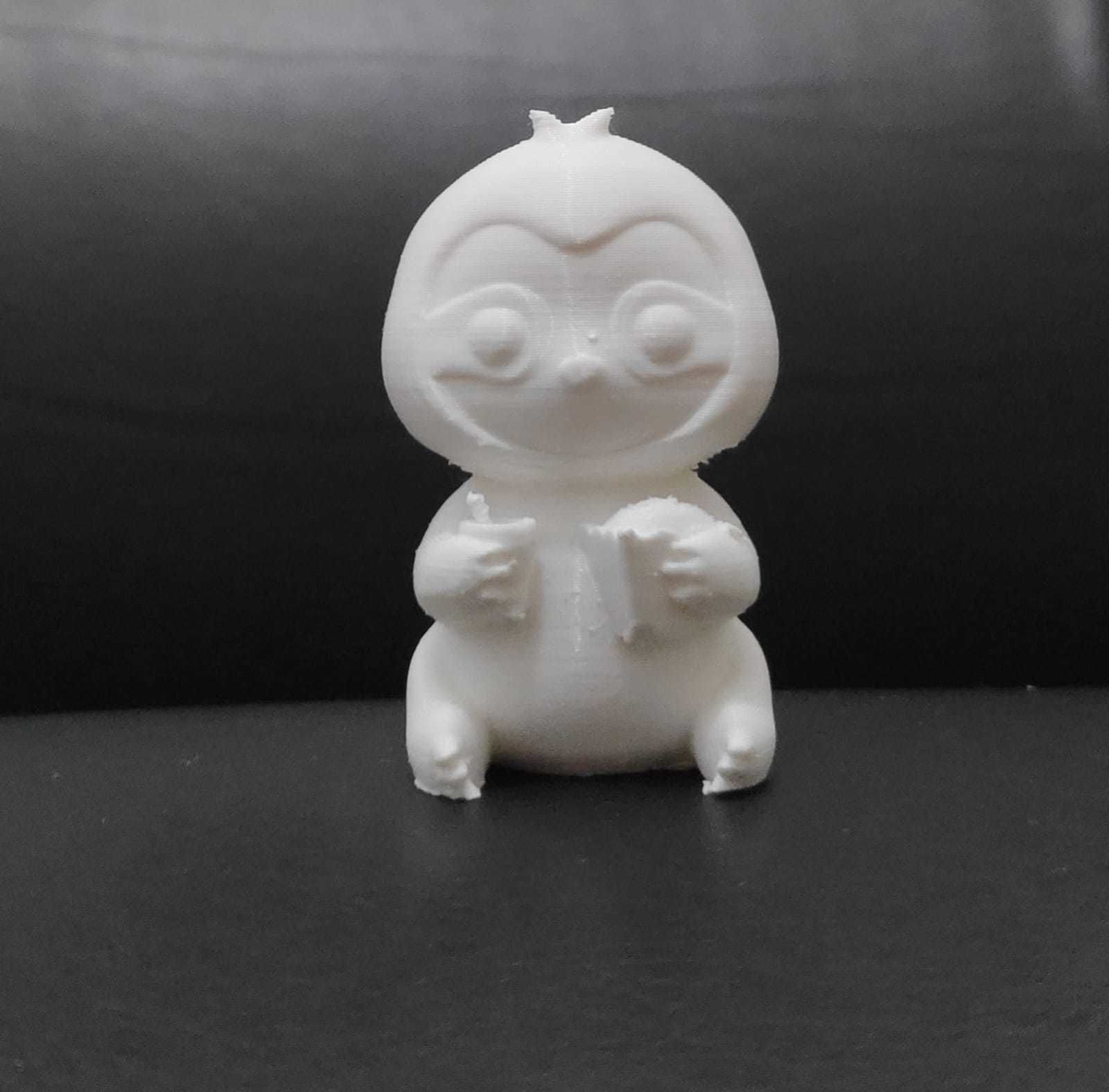 Sloth Eating 3D print model_10