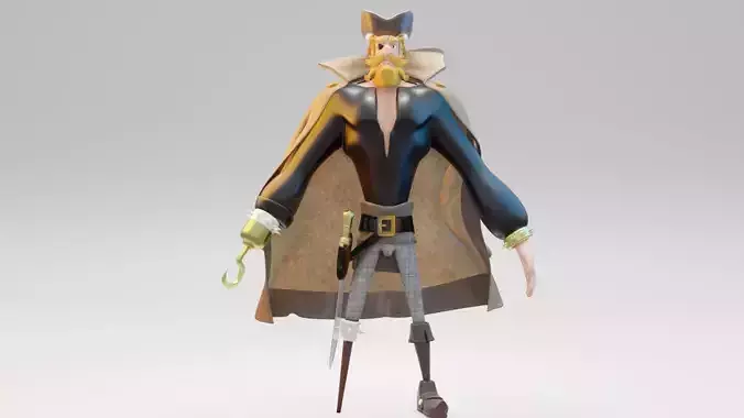 3D Pirate Character 
