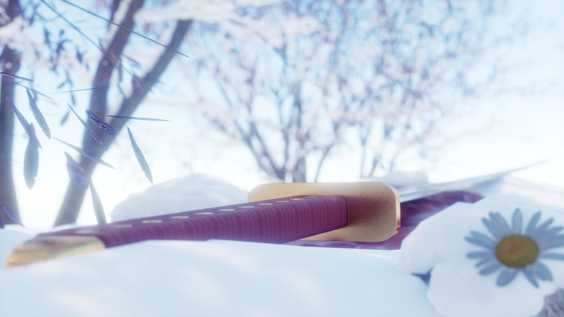 3D katana samurai 3D model_1