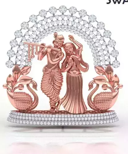 RADHA KRISHNA PENDENT