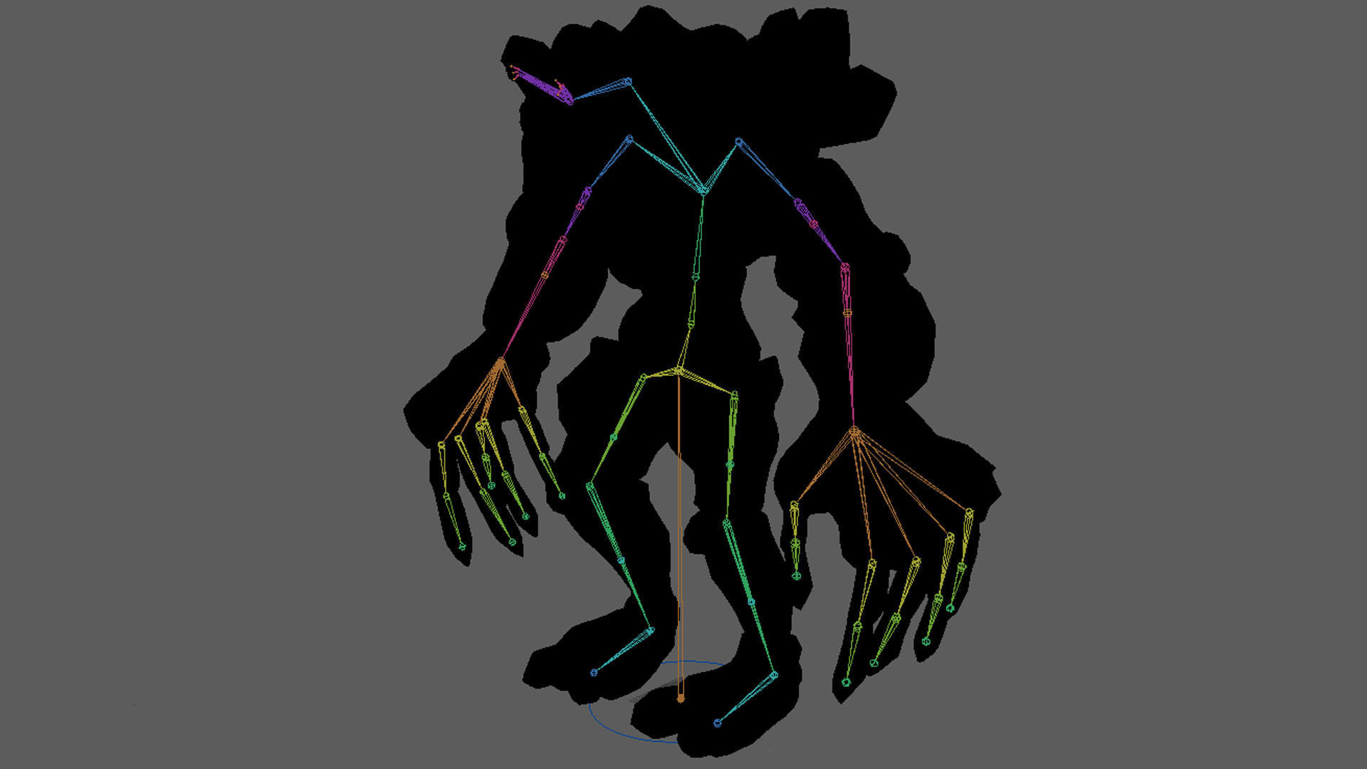 Golem Crystal 3D model Game Ready Low-poly 3D model_25