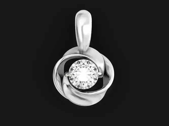 elegant diamond pendant  2708