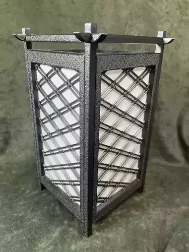 Kumiko Japanese Shoji Lantern - Futae-bishi 3D print model