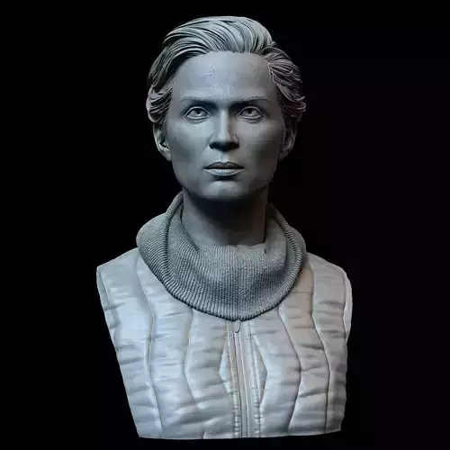 Emily Blunt as Rita Vrataski 3D print model Emily Blunt as Rita Vrataski 3D print model
