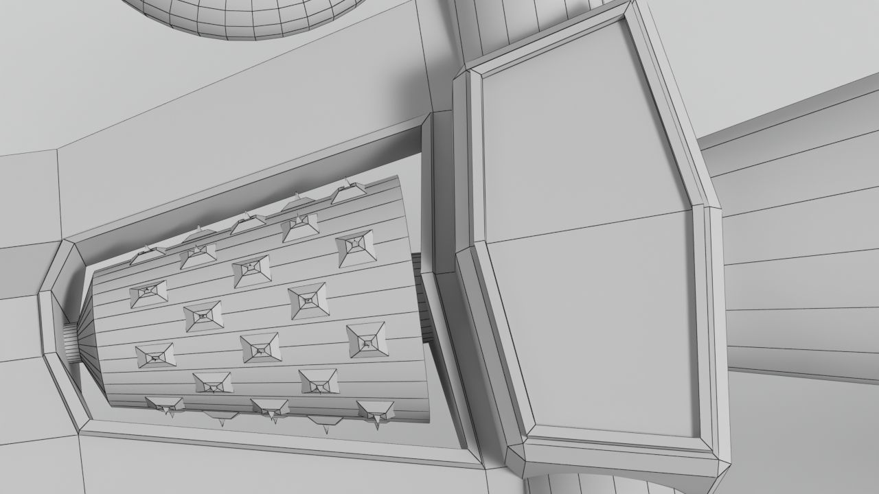 The Skull Cracker Sword Low-poly 3D model_18