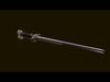 The Skull Cracker Sword Low-poly 3D model_1