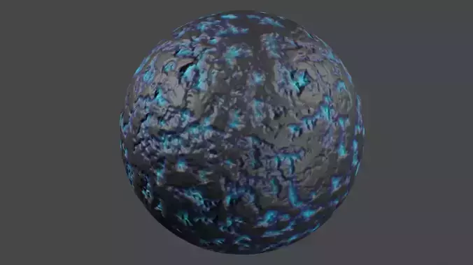 Fantasy Permafrost Ground Pattern