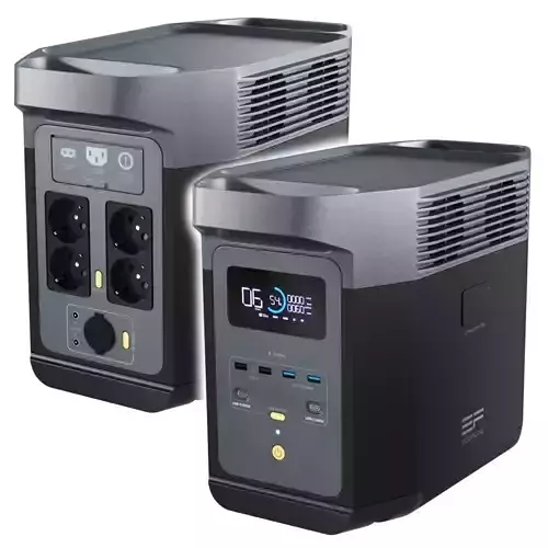 EcoFlow DELTA 2 charging station and battery