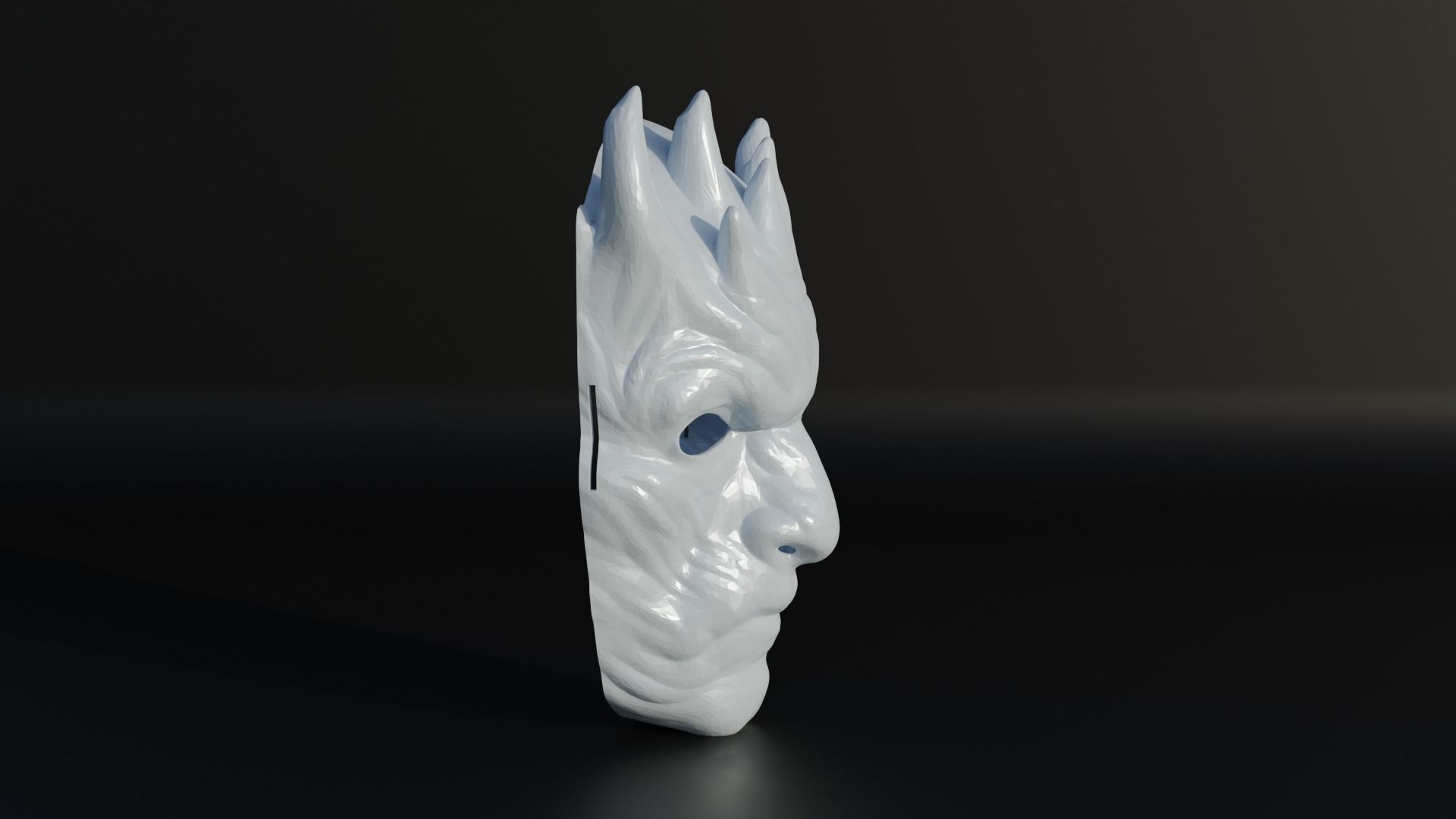 Night King Face Mask - Cosplay Mask 3D print model_18