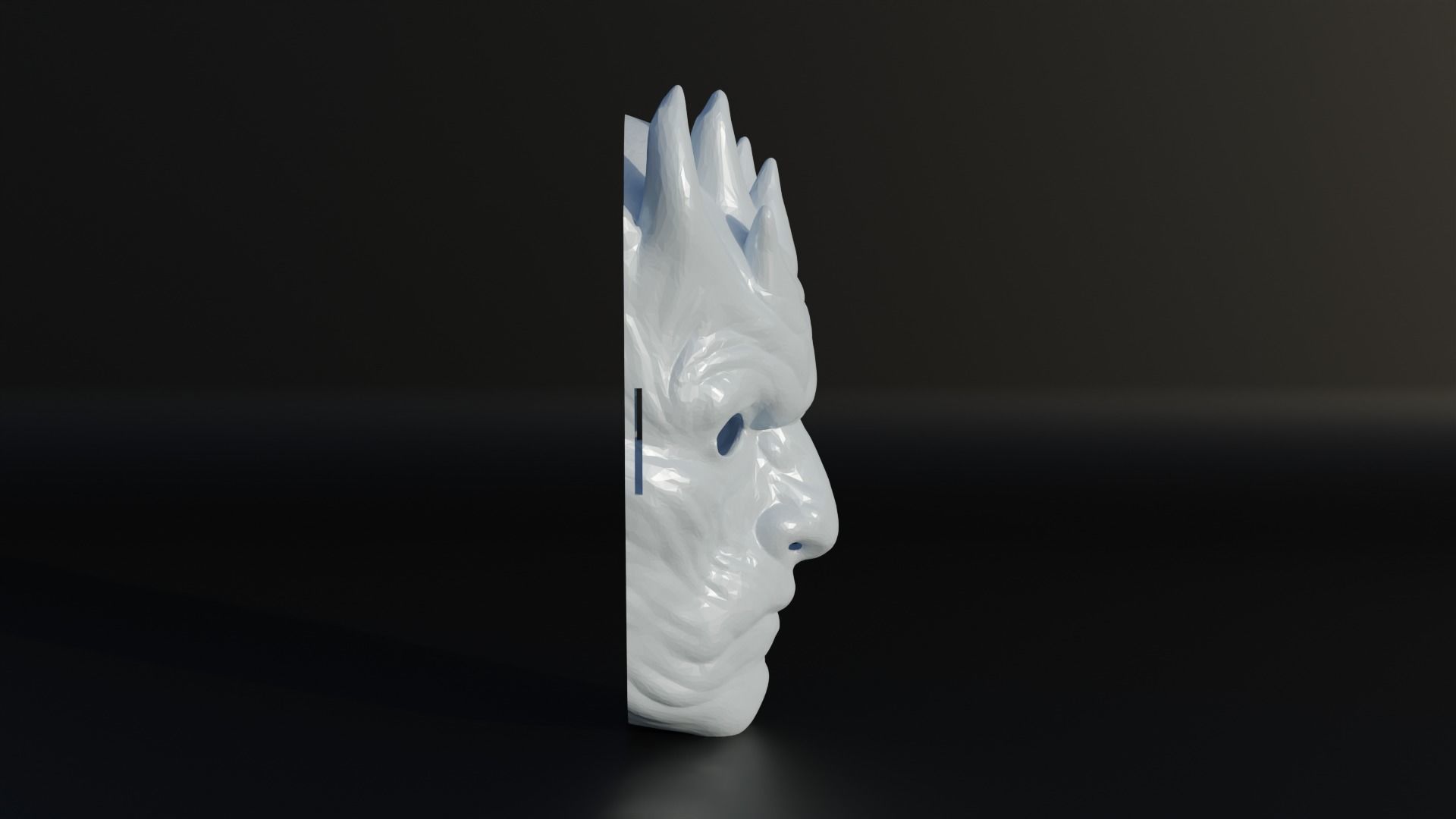 Night King Face Mask - Cosplay Mask 3D print model_12