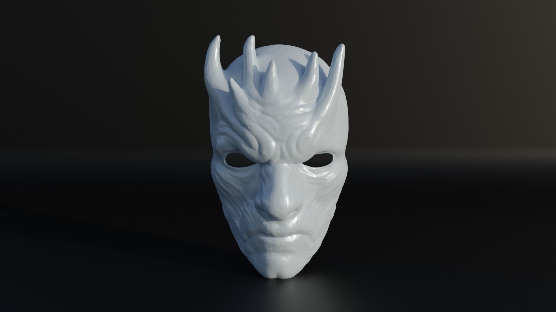 Night King Face Mask - Cosplay Mask 3D print model_14