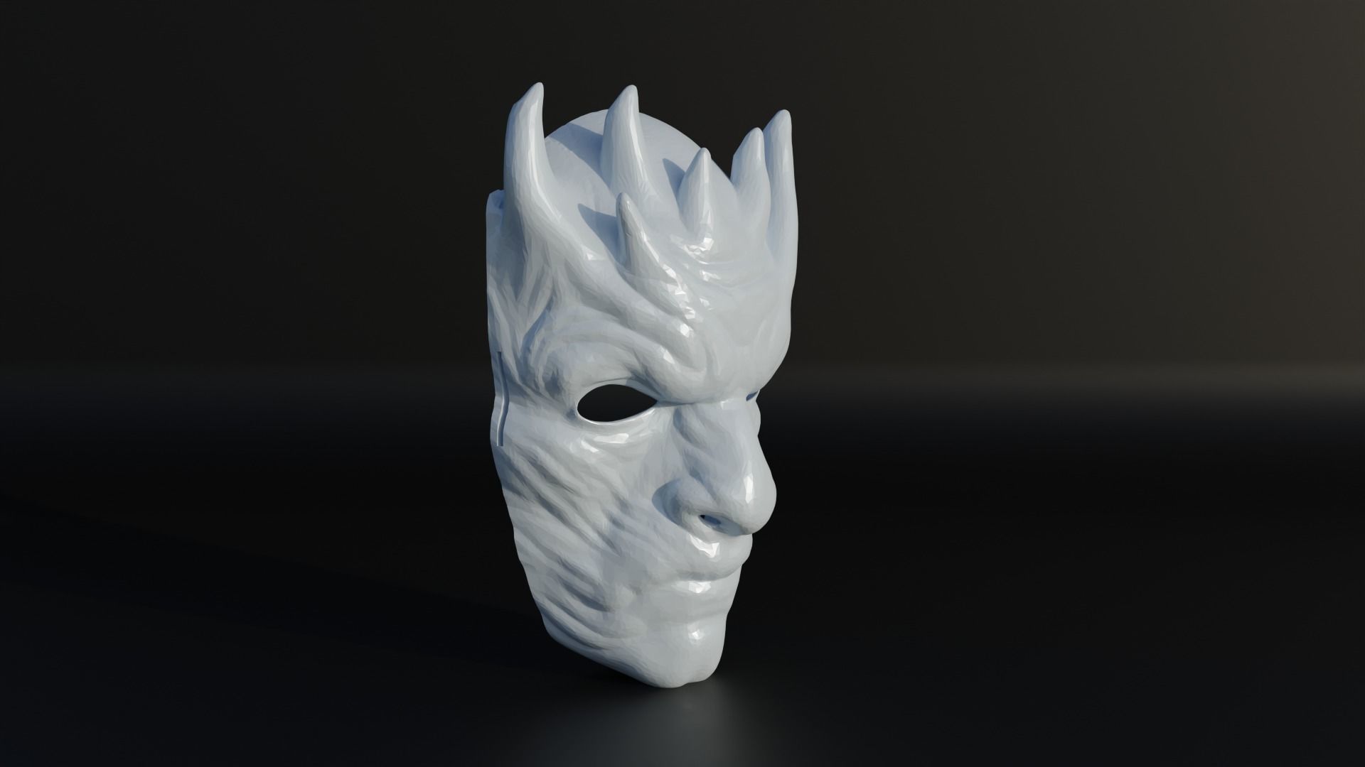 Night King Face Mask - Cosplay Mask 3D print model_5