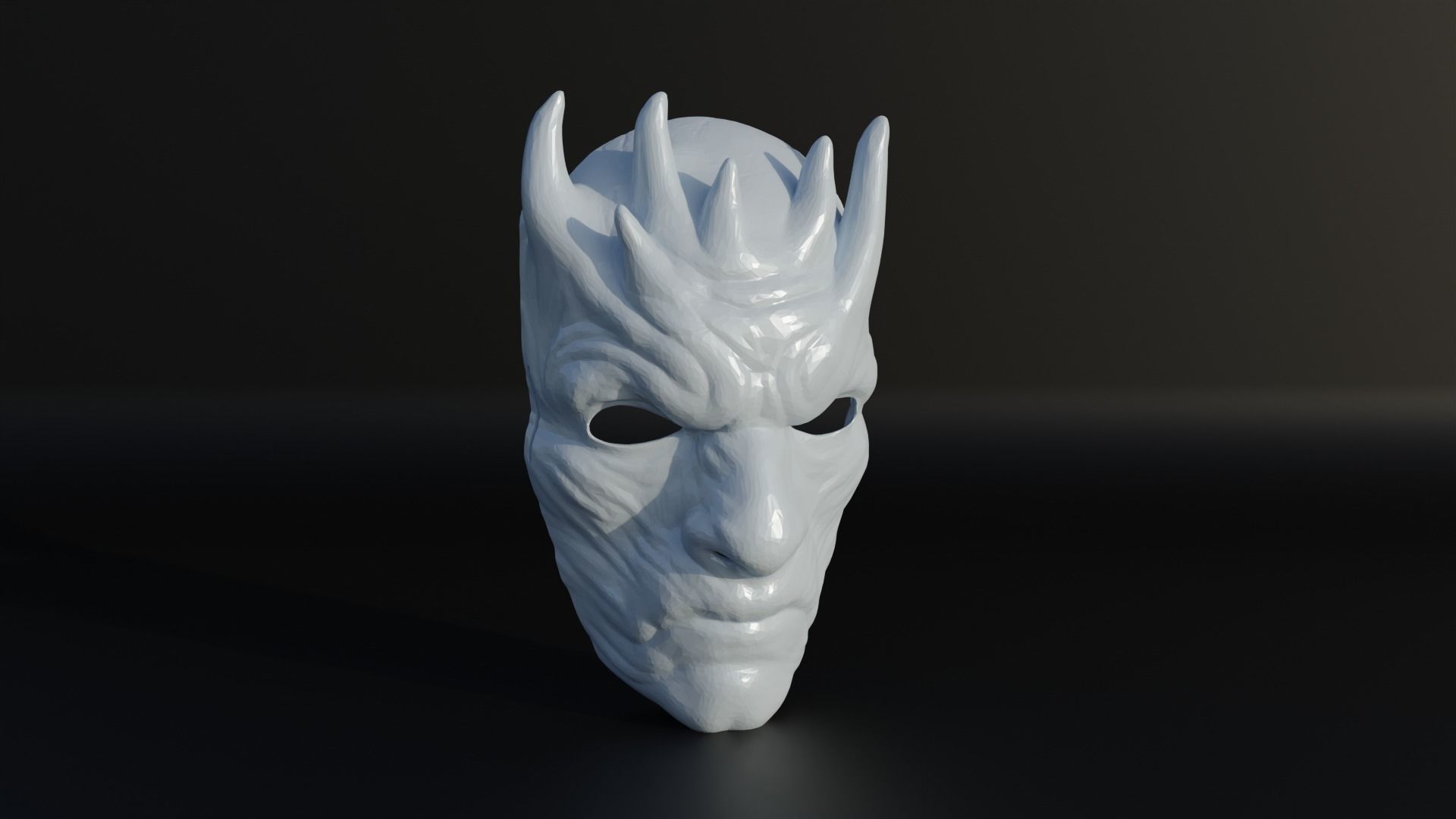 Night King Face Mask - Cosplay Mask 3D print model_3