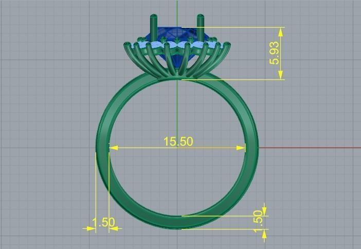 Ring Model 2937 3D print model_6