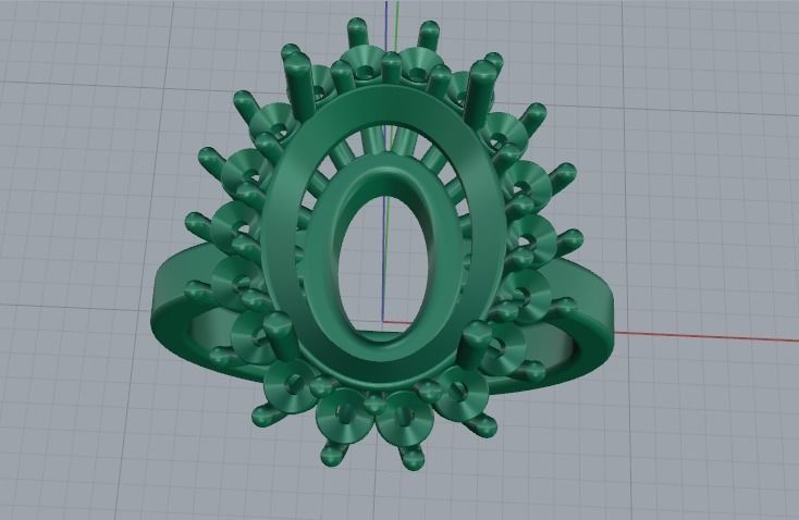 Ring Model 2937 3D print model_2