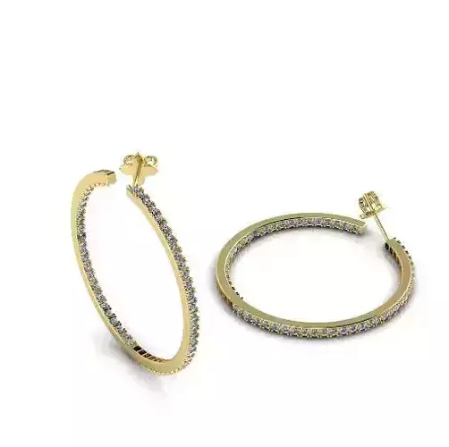 Earrings-rings Model 2936