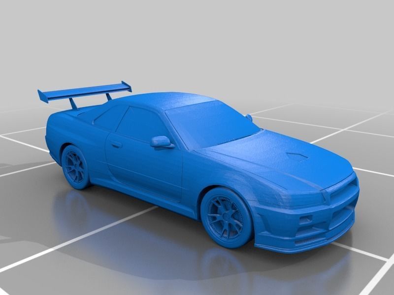 Thing ico Nissan Skyline GTR 3D print model_1