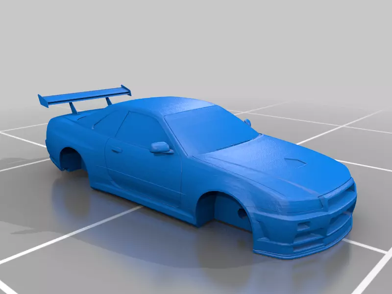 Thing ico Nissan Skyline GTR 3D print model_0