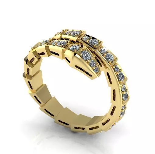 Snake ring Model 2931 3D print model_0