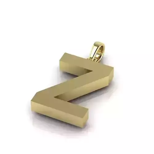 Pendant letter Z Model 2925