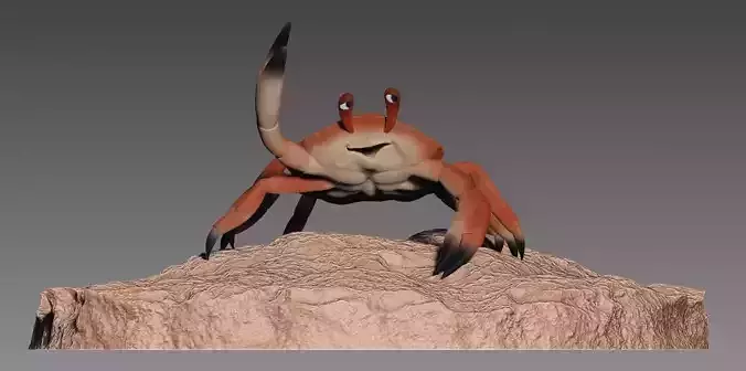Stylized crab